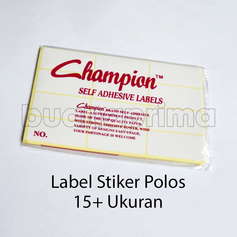 Jual Stiker Label Polos Putih Undangan