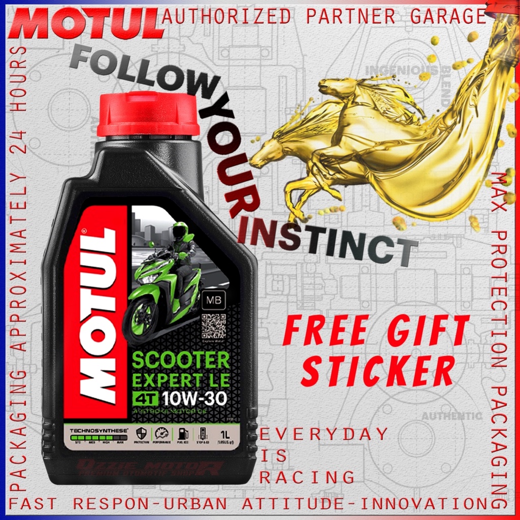 OLI MATIC MOTUL EXPERT LE 10W30 800ml/1L SEMUA VARIANT 100% ORIGINAL