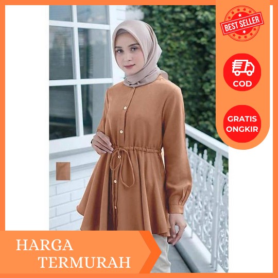 Kanaya Tunik Wanita Dewasa Terbaru 2023 Elegan Tunik Remaja Kekinian Viral Long Tunik Modern Lebaran