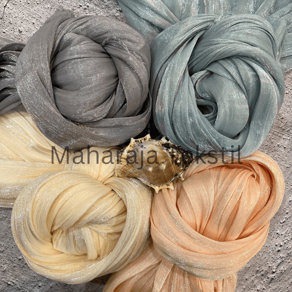Shimmer Silk / Satin Shimmer / Yoryu Shimmer / Shimmer Serat Jagung Premium / Rose Yoryu