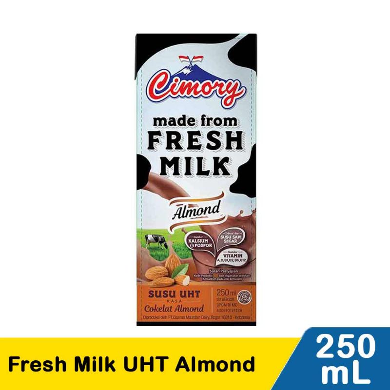 

Cimory Fresh Milk Uht Almond 250Ml
