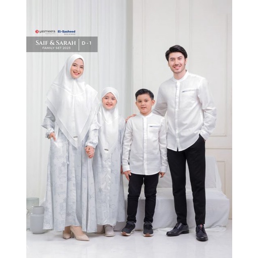 FAMILY SET 2023 TERBARU BY YASMEERA - ELRASHEED / KOKO SAIF & KOKO SAIF ANAK & GAMIS SARAH & GAMIS S