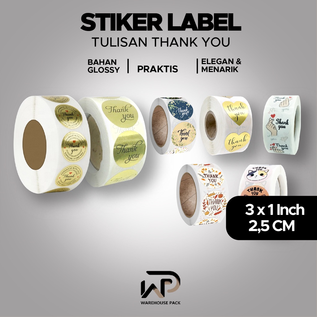 

Stiker label kemasan | ( 500 PCS ) (1 Roll) Stiker Label Thank You For Your Order | Stiker Label Kemasan | Sticker Thank You | Stiker Label Makanan | 2,5 cm 1 Roll