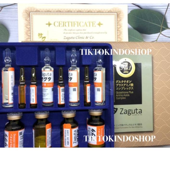 ● PASTI ORI!! ECER 1 Set Zaguta Infus Whitening Japan Jepang Original ♙