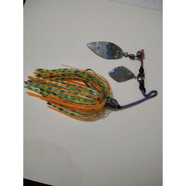 umpan casting spiner v prindavan murah, umpan casting kiler, cocok untuk casting ikan gabus yg berad