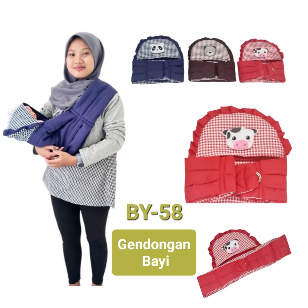 Gendongan Bayi BY-58 Gendongan Bayi Samping Gendongan Adjustable Selendang Bayi Samping Sling Bayi M