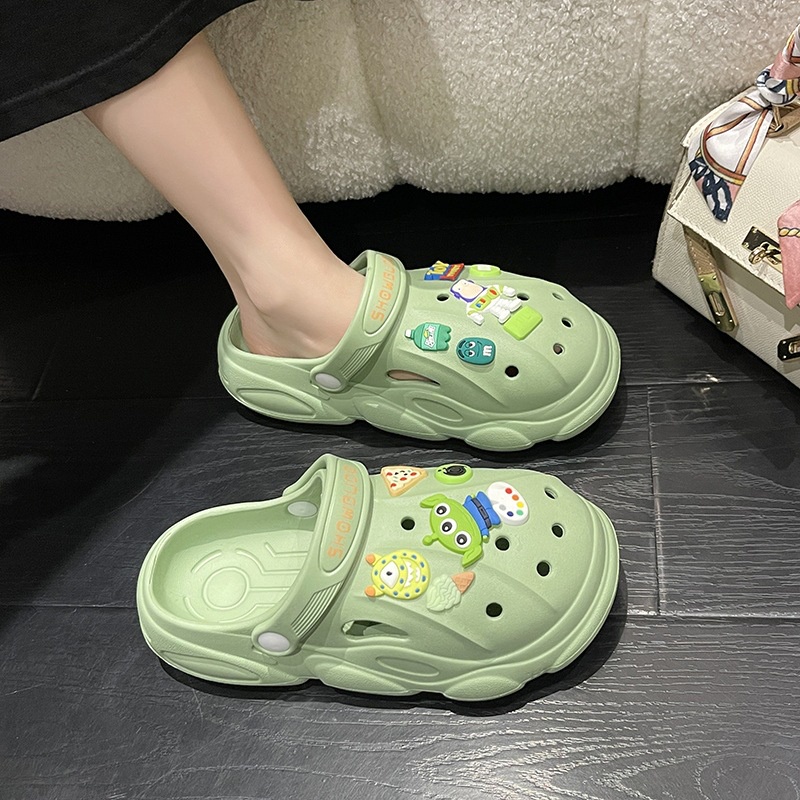 TOPGROSIR TG1609 Sandal Kodok Wanita Motif Toy Story Bahan Karet Impor Anti Slip