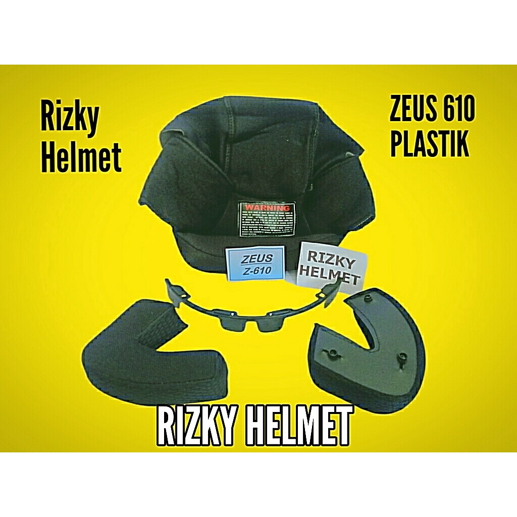 Busa helm ZEUS 610 kancing plastik, Busa Helm Zeus 610 Plastik
