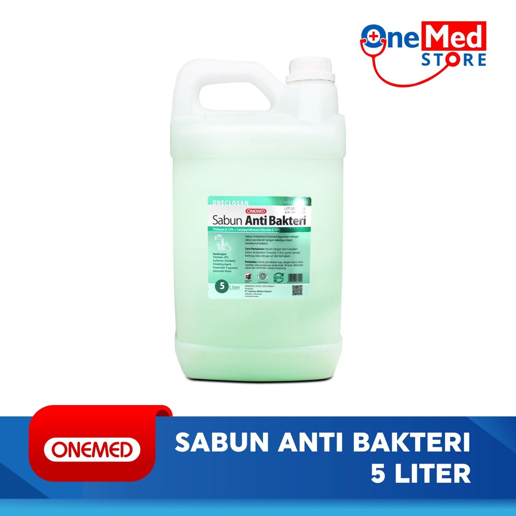 Sabun Anti Bakteri refill galon 5 Liter OneMed