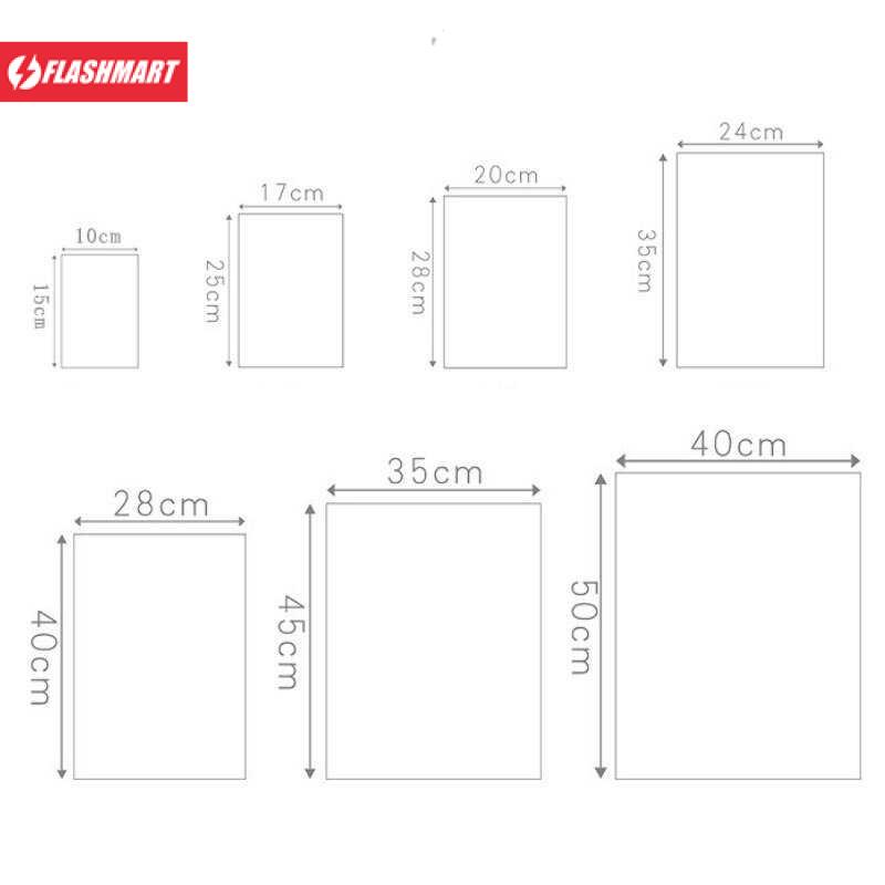 Flashmart Plastik Pouch Zipper Organizer Travel Waterproof - LIN3S
