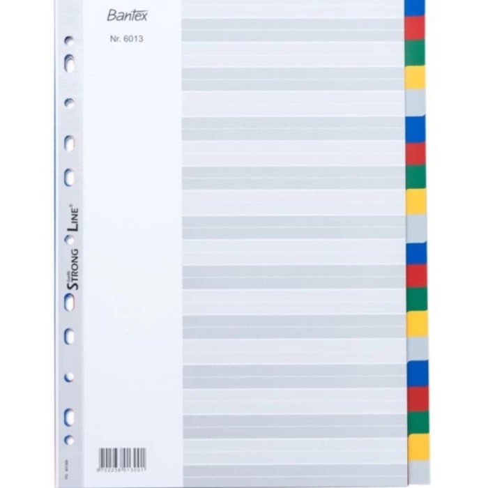 

Terlaris Divider Pembatas File A4 20 Tab Bantex 6013 Bahan Plastik