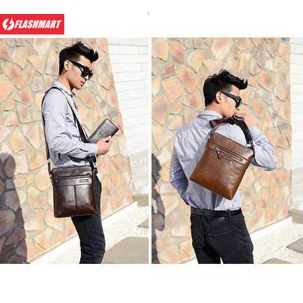 Flashmart Barnoroo Tas Selempang Pria Crossbody Bag - 1880