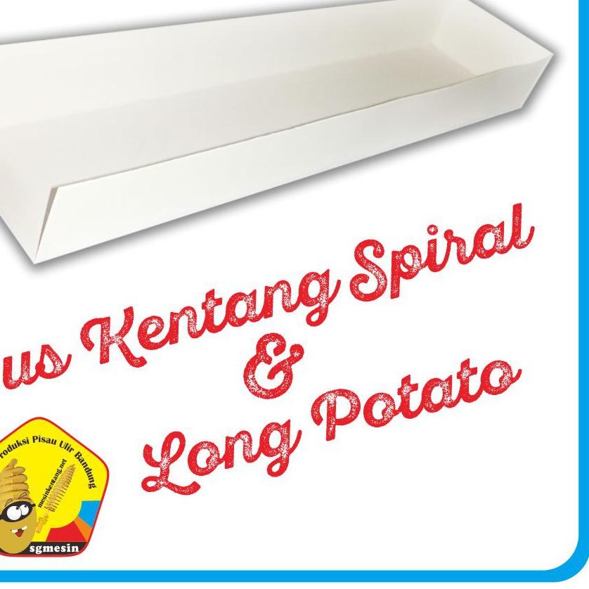 ☊ Dus polos kentang spiral dan long potato isi  ➨