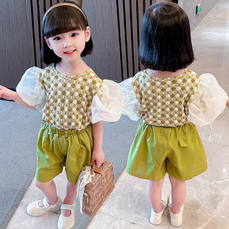 LittleAaron SET OLIVE SIFON EBV Bayi Baju Anak Perempuan Import lucu berkualitas