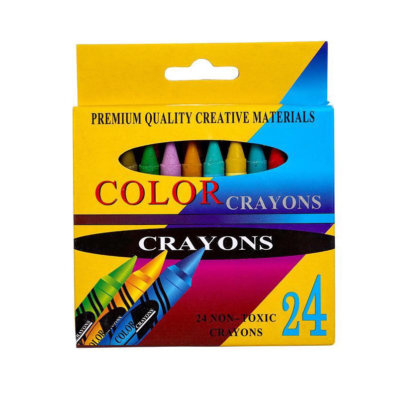 Crayon Pensil (24 Warna) /Pensil Gambar 24PCS / Crayon Set Anak 24 Art set krayon PROMO MITRA