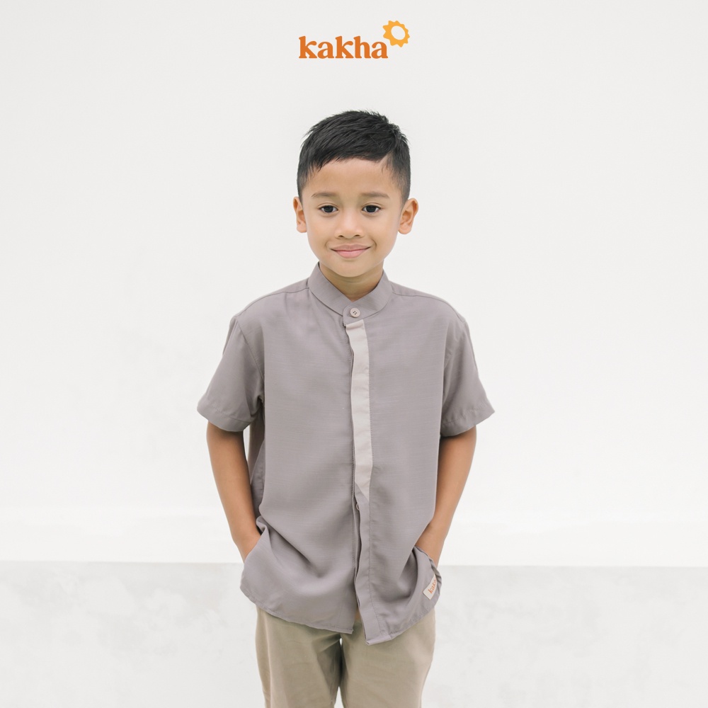 Kakha - Sarimbit Keluarga mandalika (A) / Baju couple keluarga / Sarimbit Keluarga / Baju muslim couple-Koko Anak Pendek