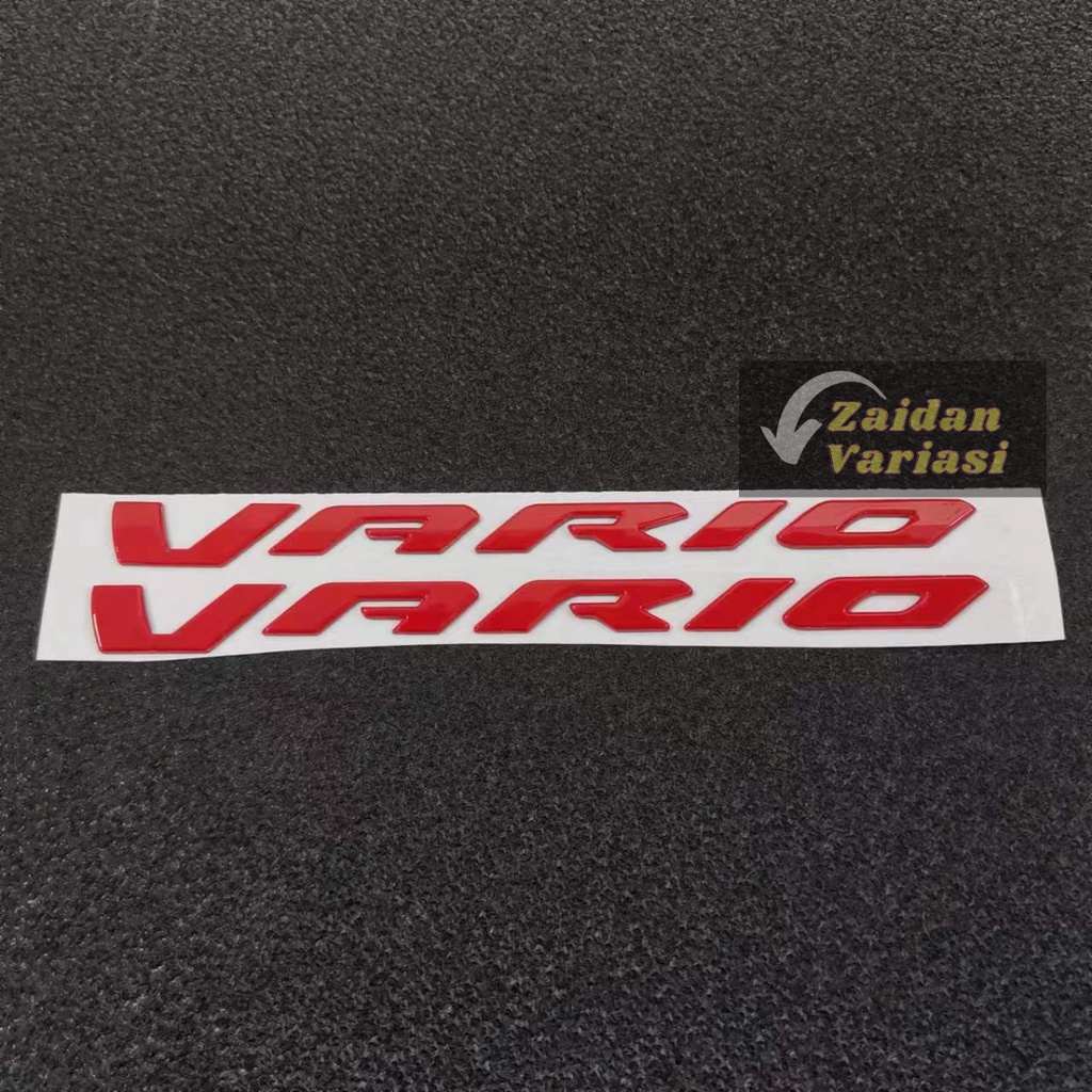 Stiker Emblem Vario 160 Sticker Logo Timbul Full Body Cbs Abs Merah Gold Hologram Jepang 125 150 3D