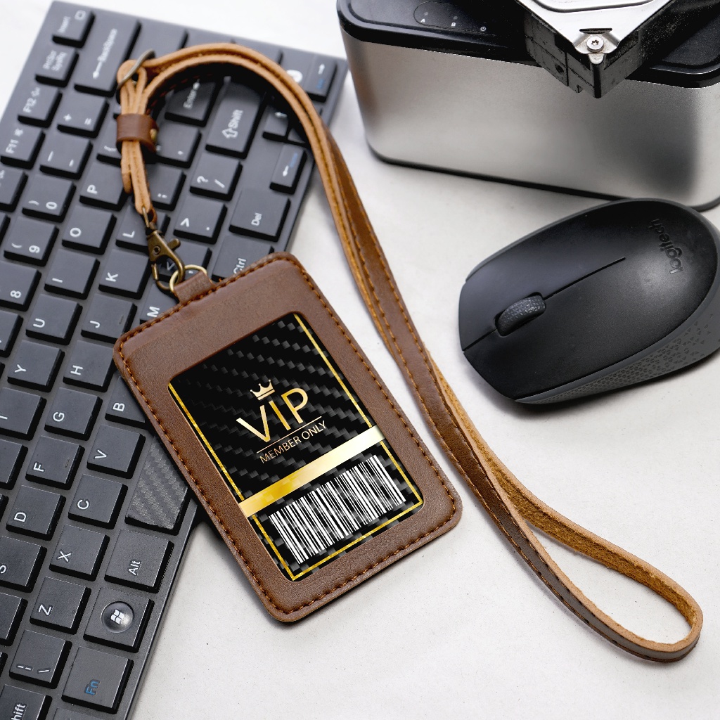 Lanyard Dan Name Tag Id Card Name Tag Kulit Custom Nama Logo Dan Perusahaan Lanyard Id Card Custom K