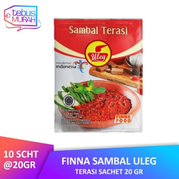 

Finna Sambal Uleg Terasi Sachet (10 x 20gr)