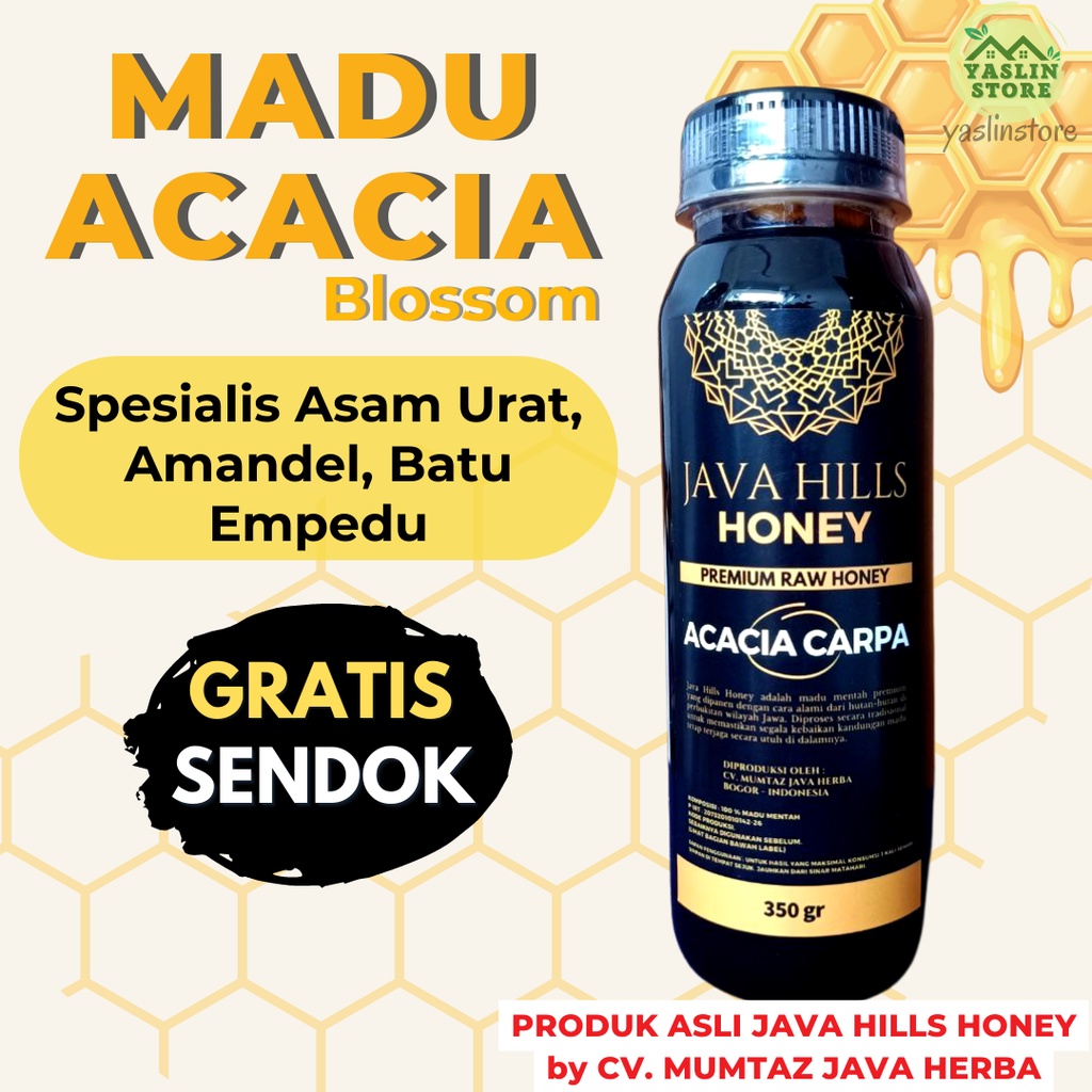 

MADU MURNI AKASIA ACACIA JAVA HILLS HONEY ASLI RAW HONEY 650gr