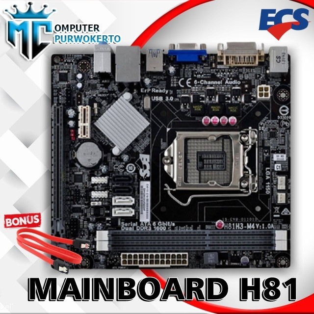 Mainboard Intel LGA 1150 H81 Asrok Ddr3