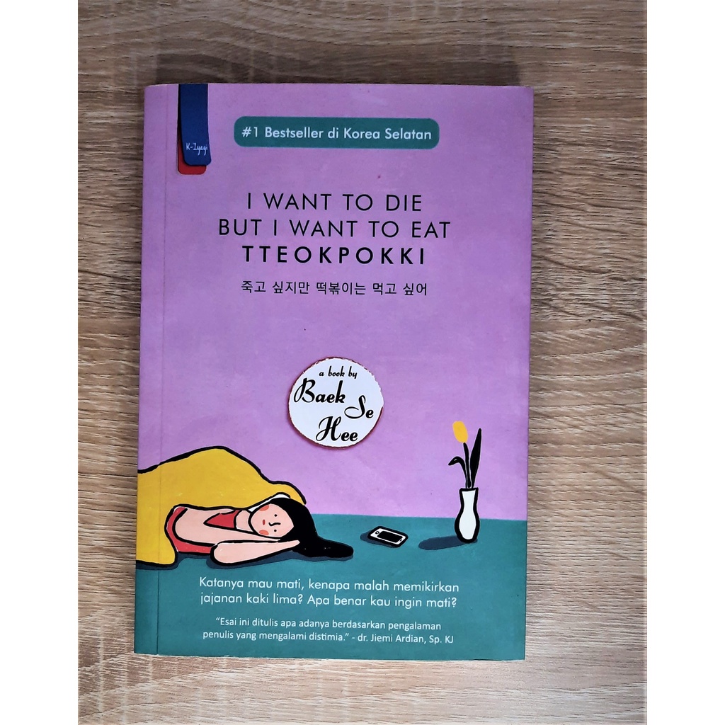 (preloved) I WANT TO DIE BUT I WANT TO EAT TTEOKPOKKI