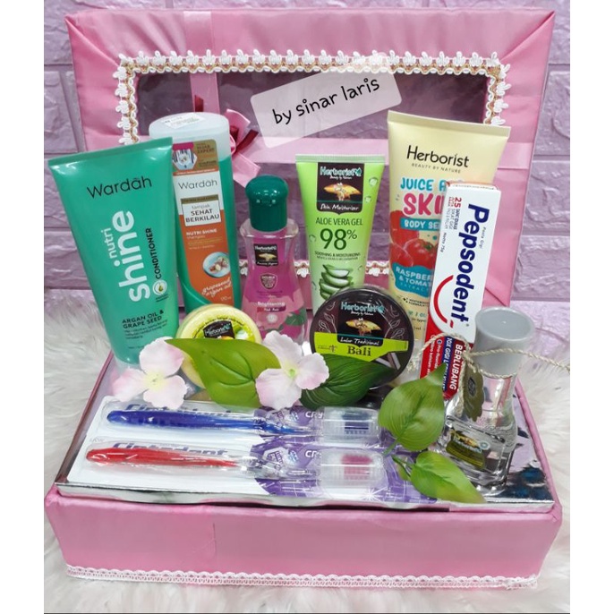 PAKET HANTARAN PERNIKAHAN/SESERAHAN PRODUK HERBORIST KOMPLIT (FREE BOX)/PAKET MANDI