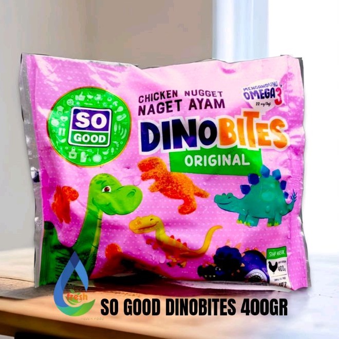 

So Good Dinobites 400gr / so good dino nugget bentuk dino 400gr