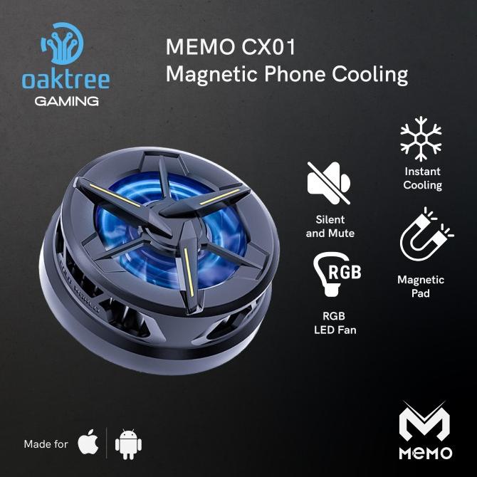 Memo Cx01 Radiator Pendingin Hp Magnet Fan Cooler Cooling Fan Gaming