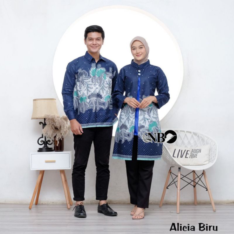 NEW ALICIA COUPLE BEST SELLER COUPLE BATIK MOTIF TERBARU