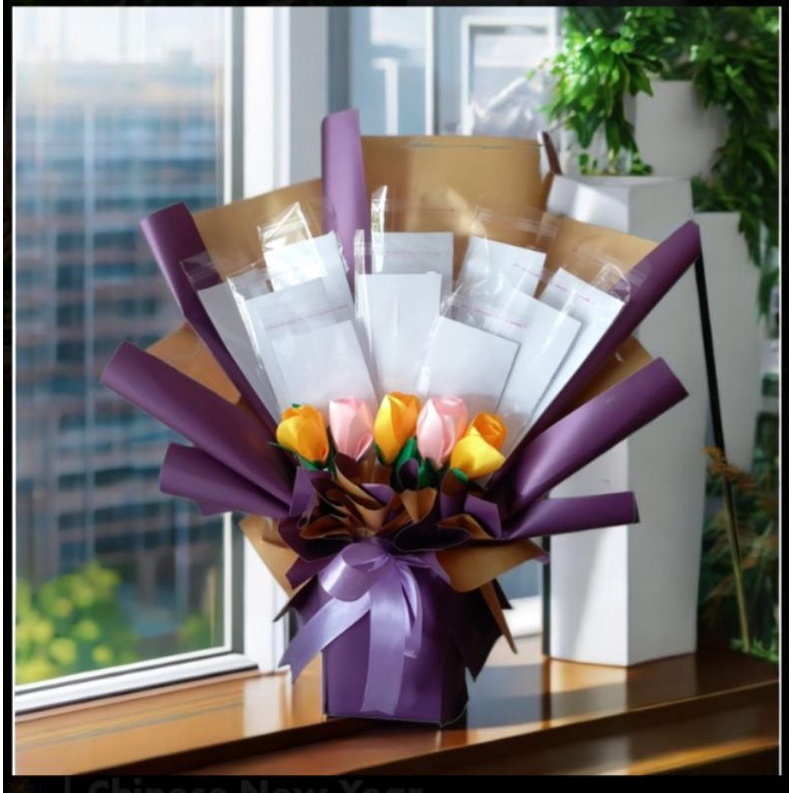 rona ratu craft buket bunga dan uang bandung bisa custom warna