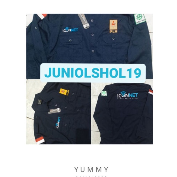 KEMEJA ICONNET/SERAGAM ICONNET/KEMEJA PLN/BAJU PLN