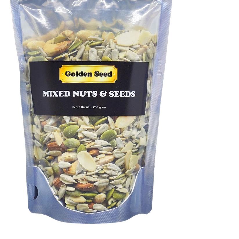 

➯ MIXED NUTS & SEEDS 250 GRAM PREMIUM - TRAIL MIX NUT & SEED - MIXNUT 250 GR ✤