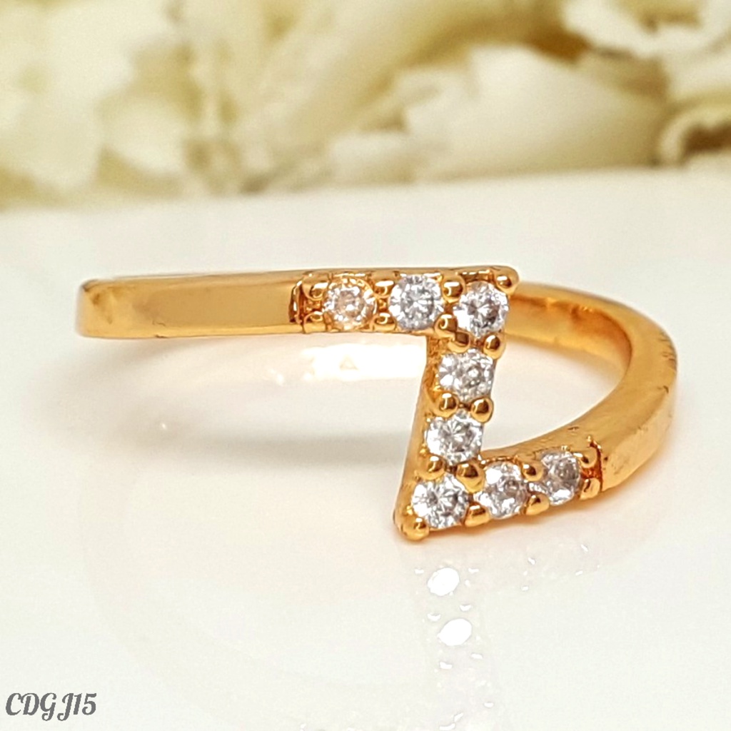 PGX Cincin Xuping Wanita Lapis Emas Aksesoris Perhiasan Fashion Premium - Z103