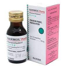 Sanmol Paracetamol syrup / sirup / Drops 15Ml/penurun panas bayi/ demam/pereda nyeri/pereda demam