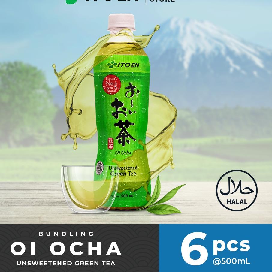 

♜ ITO EN Oi Ocha Unsweetened Teh Hijau Jepang 500ml No Sugar - 6 pcs ◄