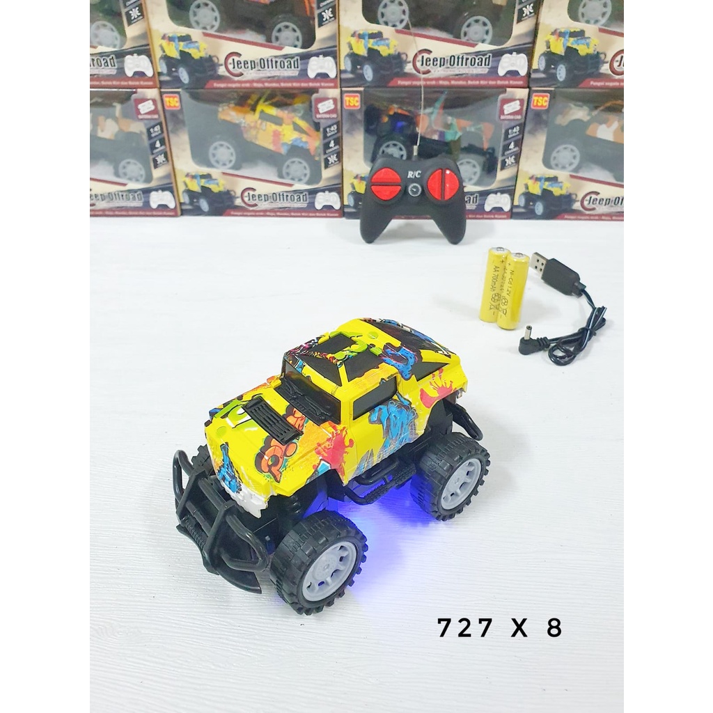 Mobil Remote Control Mobil Remot RC SUV Jeep Off Road Mini Plus Charger