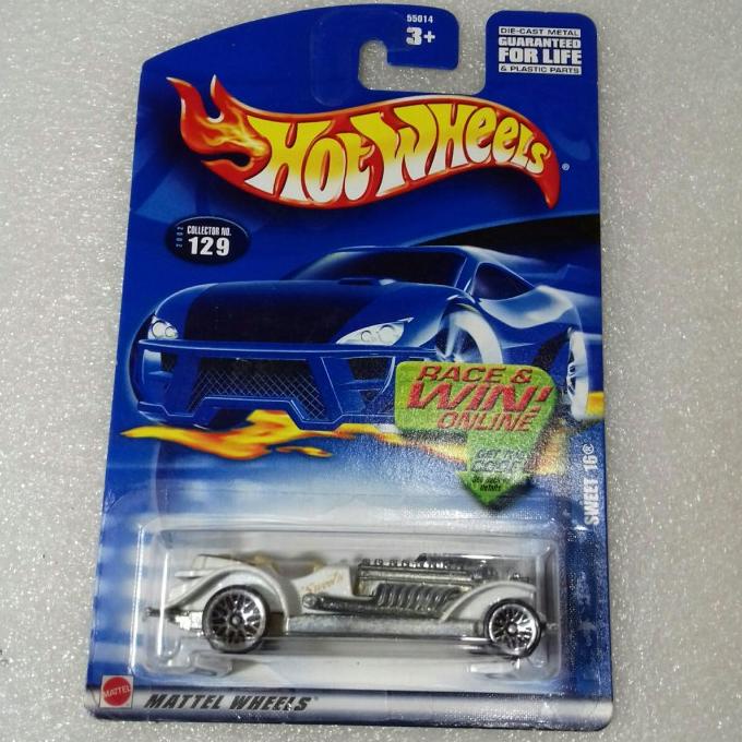 HOT WHEELS SWEET 16. RACE & WIN ONLINE. FULL BESI. OPEN BAGAGE. PUTIH.