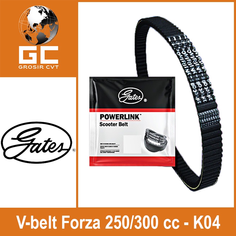 Vanbelt Van belt V Belt Fanbelt Forza CBS ABS 250 300 cc K04 Gates Powerlink