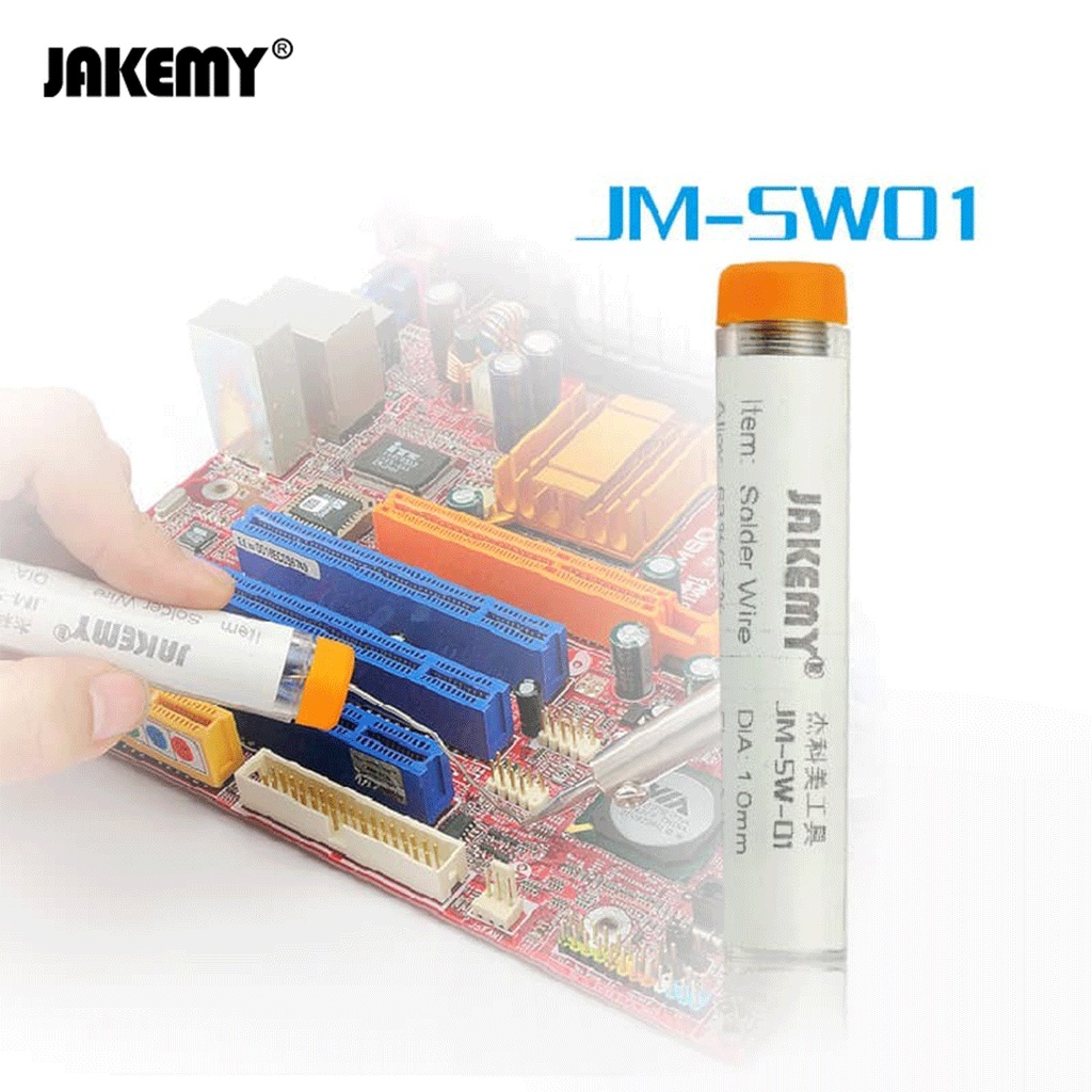 Jakemy Timah Solder Timah gulung Solder Wire Pen 1mm JM-SW-01