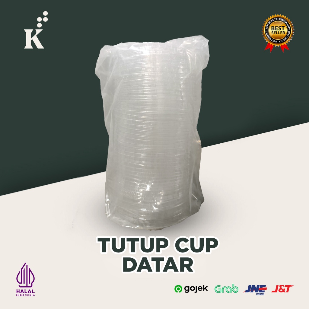 Tutup Cup Datar