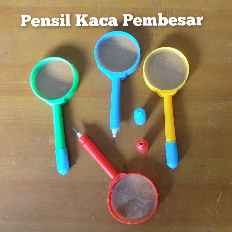 

Pensil Kaca Pembesar Mainan Anak Pensil Karakter Lucu