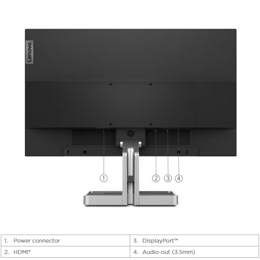 LED Monitor LENOVO L24q-35 23.8&quot; 75Hz IPS QHD HDMI DP - LENOVO L24q 35