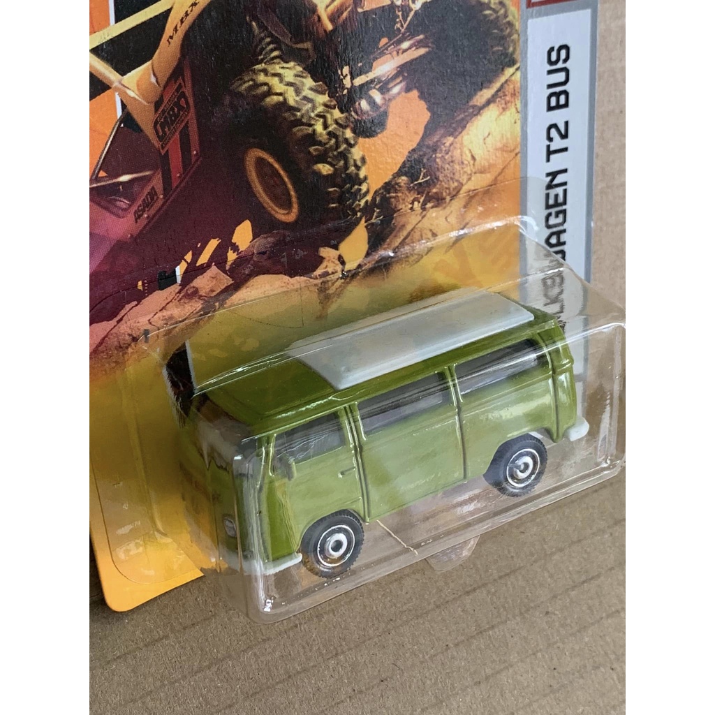 Matchbox Volkswagen T2 Bus Hijau Outdoor Sportsman