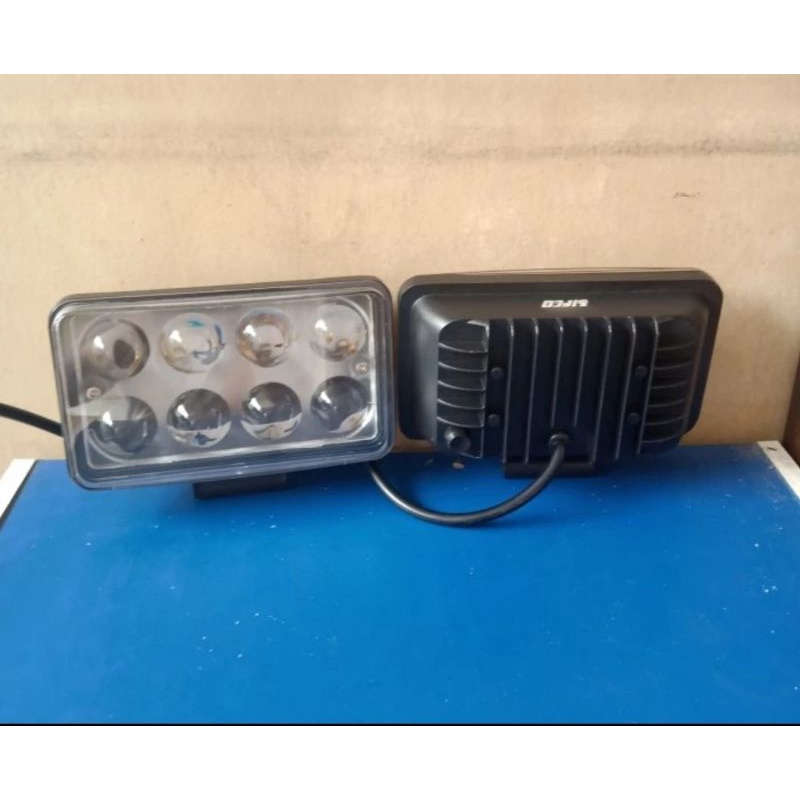 LAMPU SOROT MERK SIFCO 8 LED CREE KOTAK