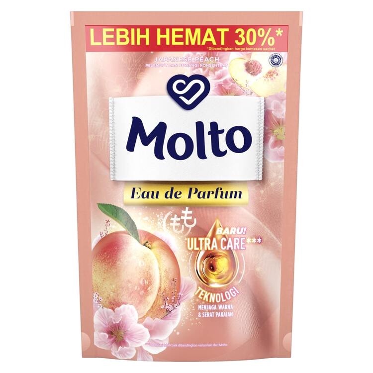 Molto Pelembut Dan Pewangi Pakaian Japanese Peach 720mL