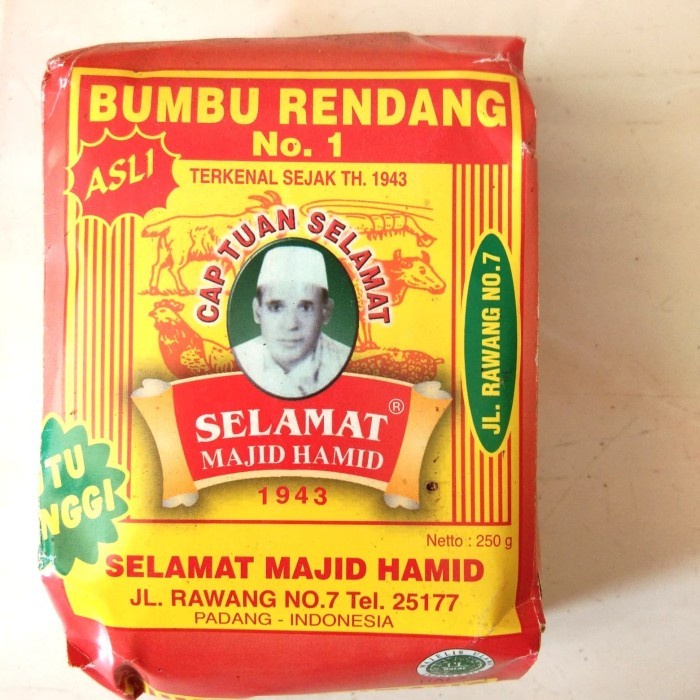 

Bumbu Rendang No.1 Padang Asli Selamat Majid Hamid 040