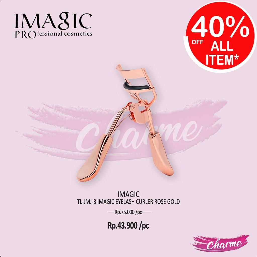 (READY &amp; ORI) Imagic Eyelash Curler Penjepit Bulu Mata Rose Gold