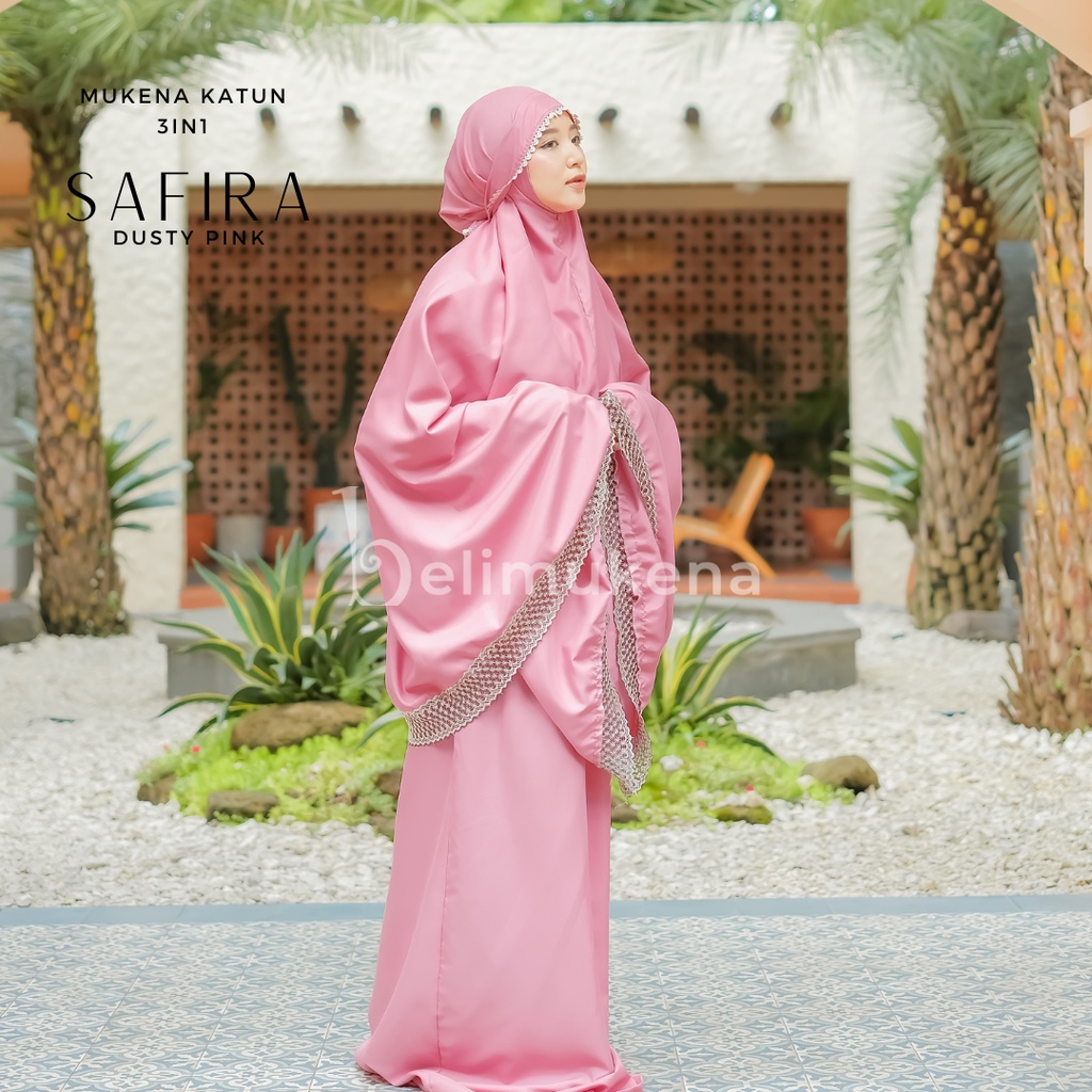 Mukena Dewasa Katun 3in1 Safira