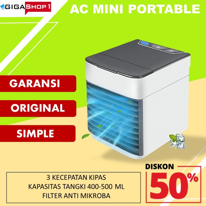 AC Mini Kipas Angin Ac Mini Portable Cooler Kecil Pendingin Ruangan Murah Impo(S6I8) Kipas Pendingin